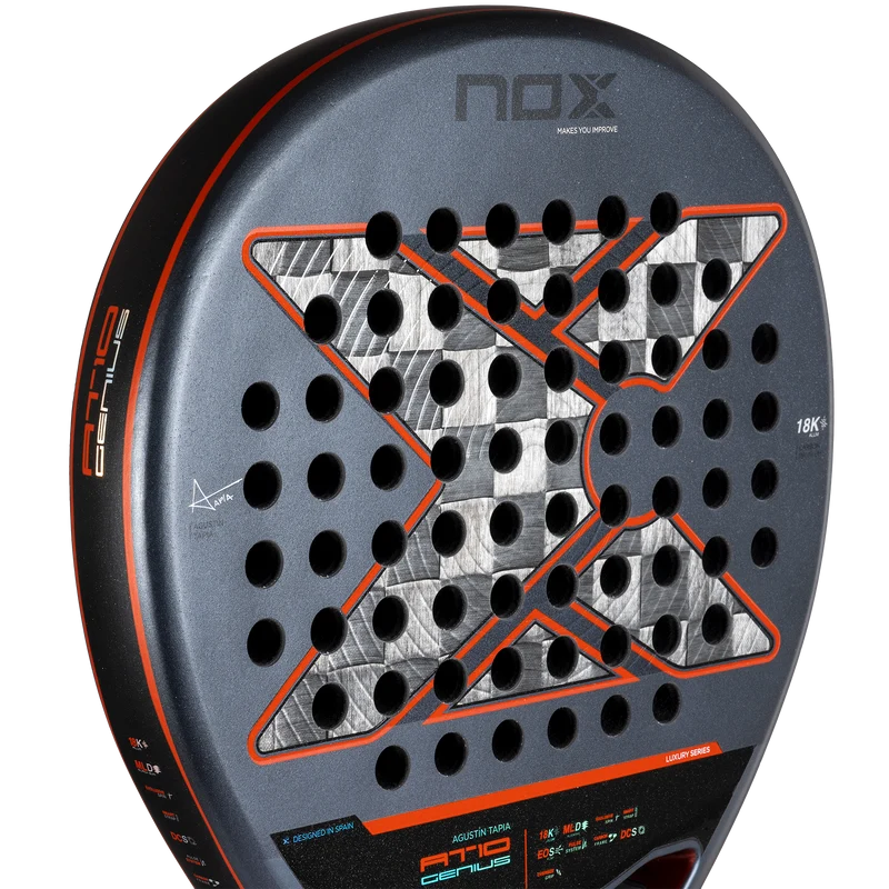 NOX AT10 Genius Attack 18K Alum by Agustin Tapia – Diamant-Power-Schläger