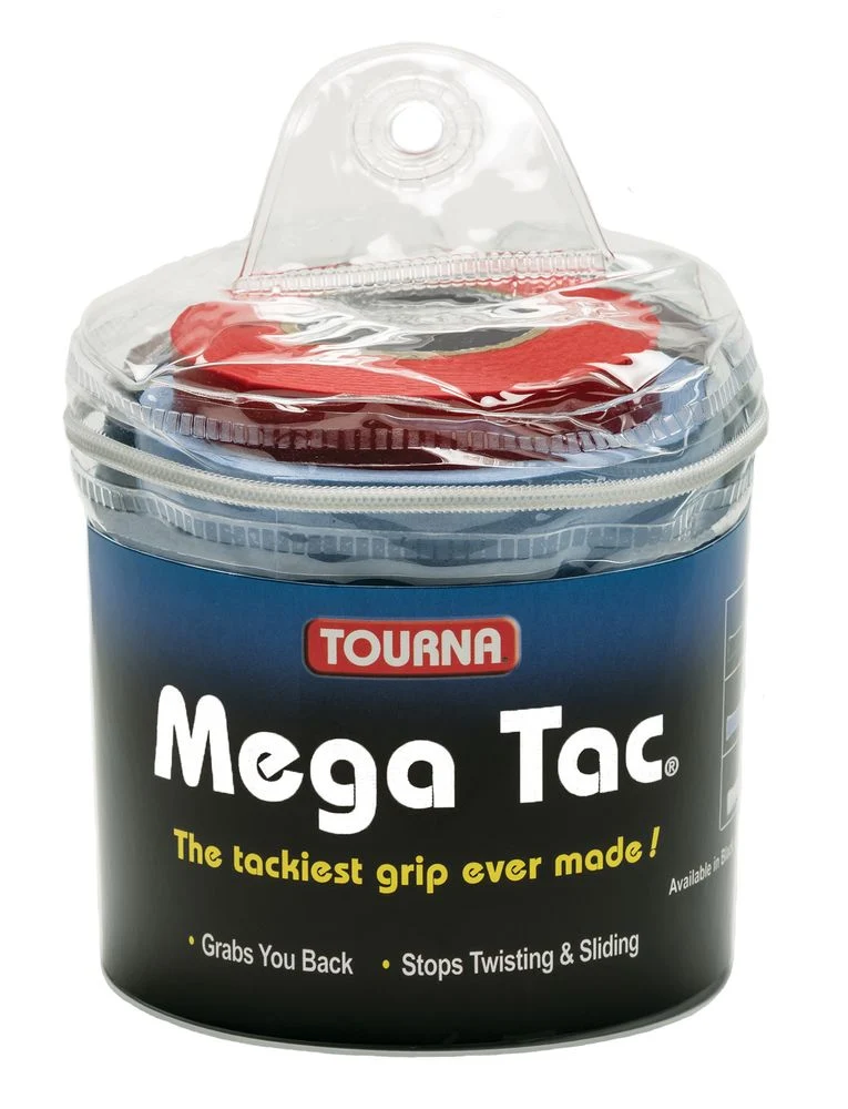 Tennisgriffband Tourna Mega Tac 30er Blau