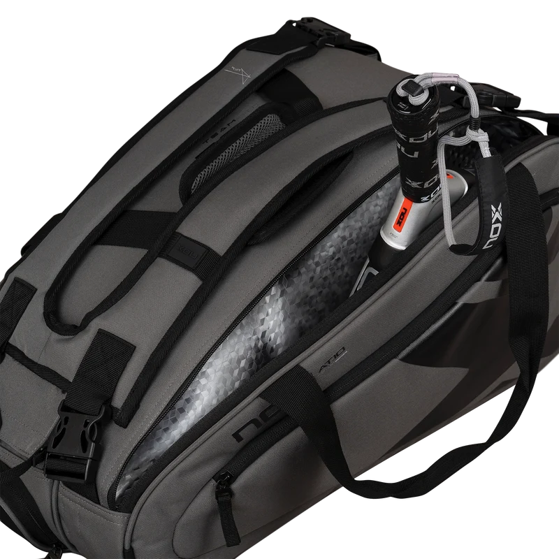 Nox AT10 Team Padel Racket Bag Grey Black