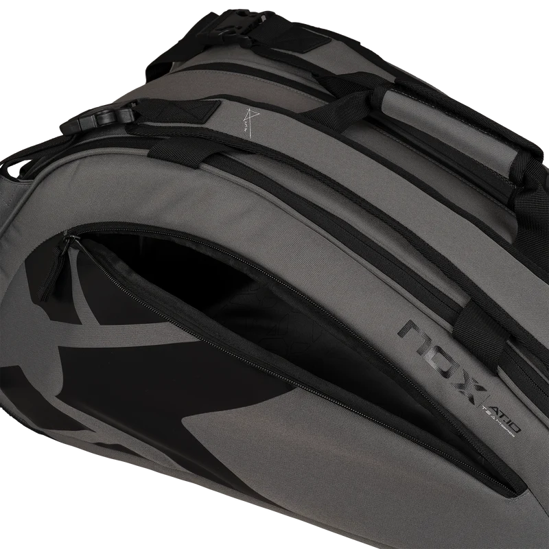 Nox AT10 Team Padel Racket Bag Grey Black