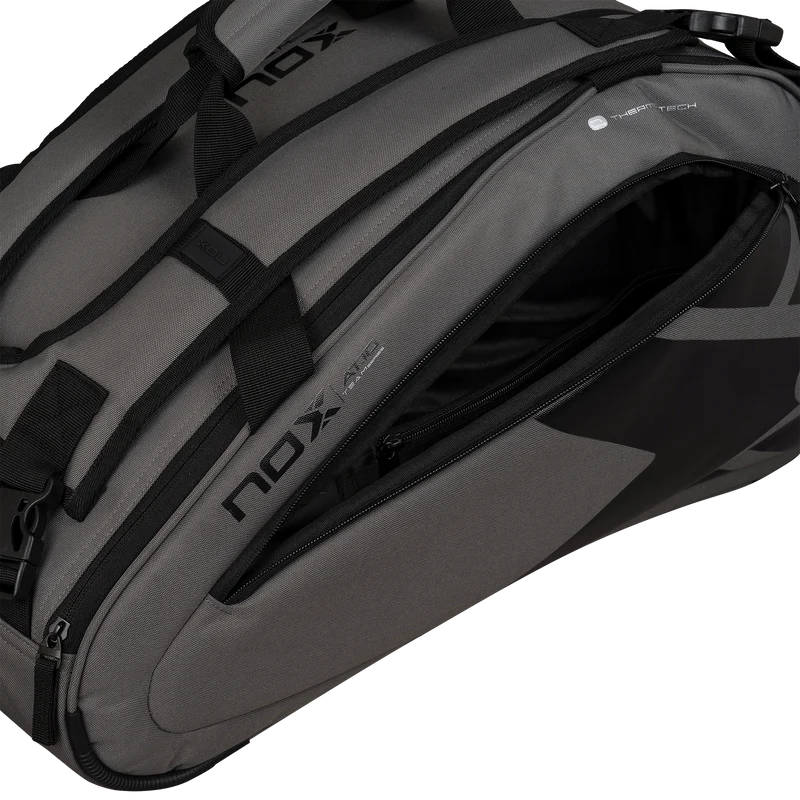 Nox AT10 Team Padel Racket Bag Grey Black