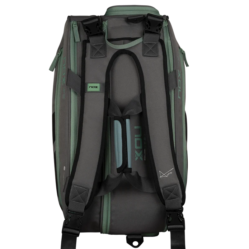 Nox AT10 Team Padel Racket Bag Grey Green