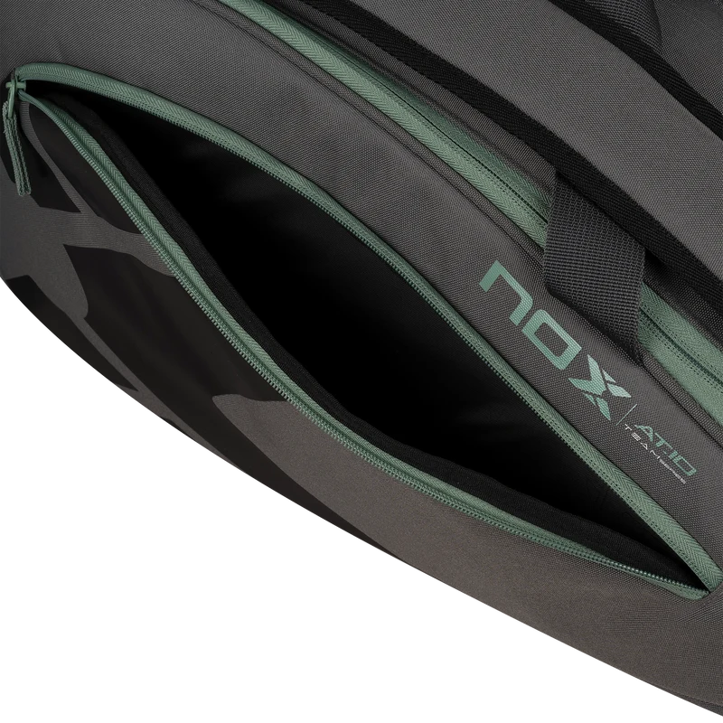 Nox AT10 Team Padel Racket Bag Grey Green