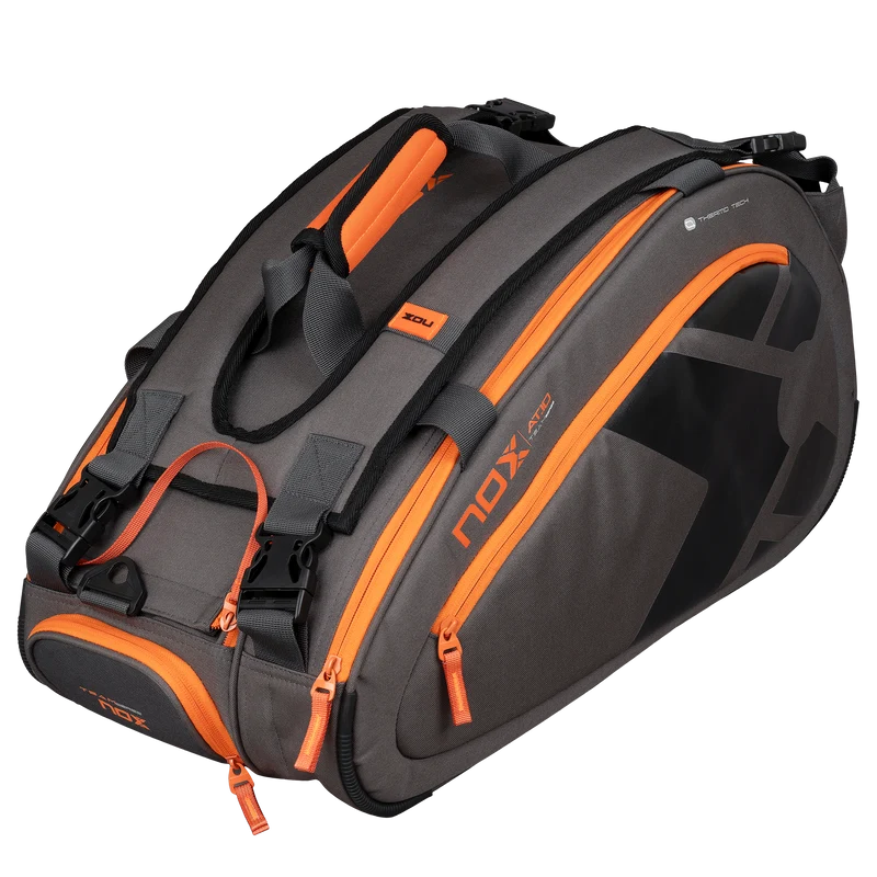 Nox AT10 Team Padel Racket Bag Grey Orange