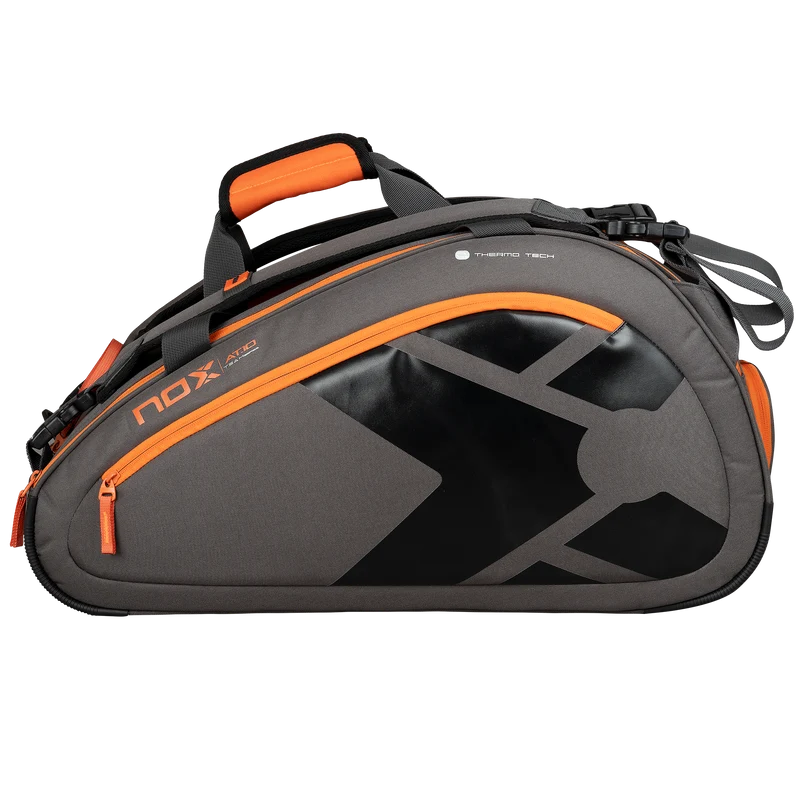 Nox AT10 Team Padel Racket Bag Grey Orange