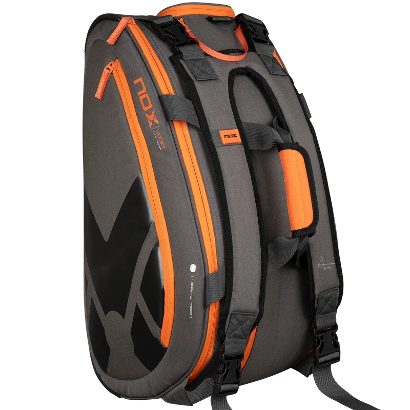 Nox AT10 Team Padel Racket Bag Grey Orange