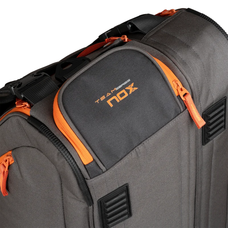 Nox AT10 Team Padel Racket Bag Grey Orange