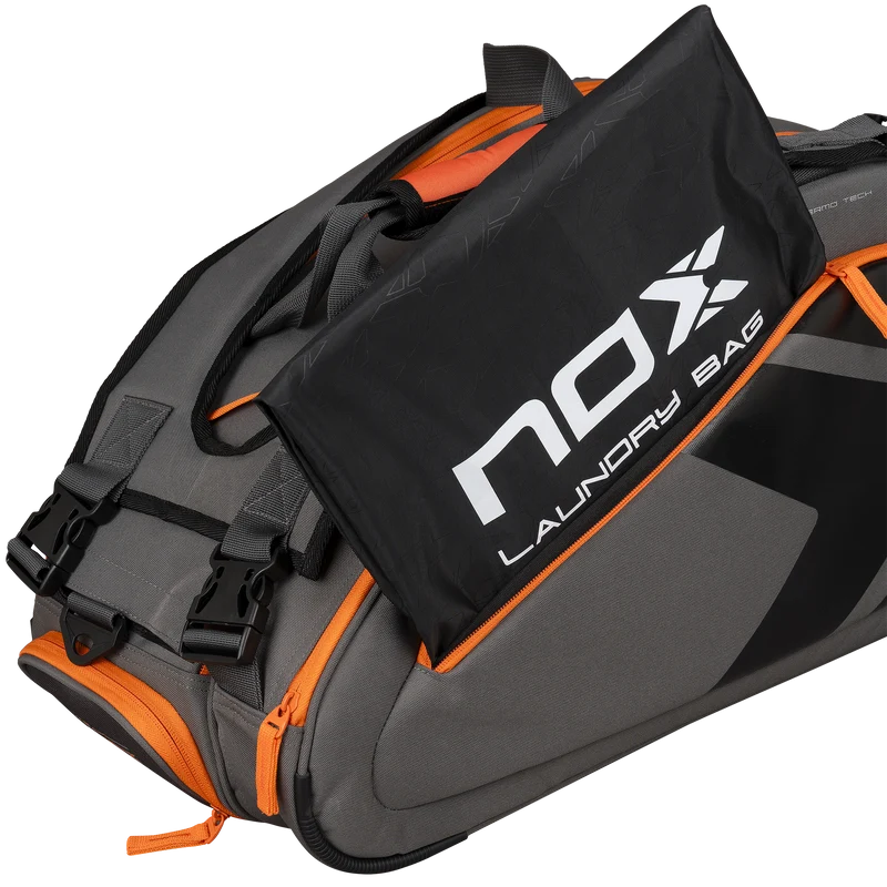 Nox AT10 Team Padel Racket Bag Grey Orange