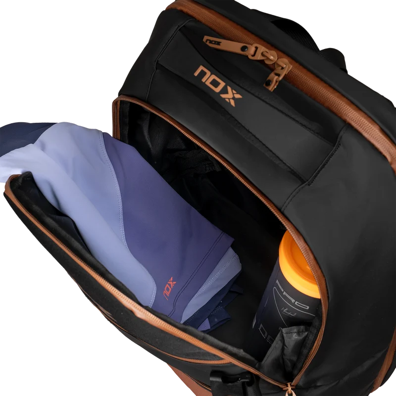 Nox Luxury Open Series Backpack Black Brown