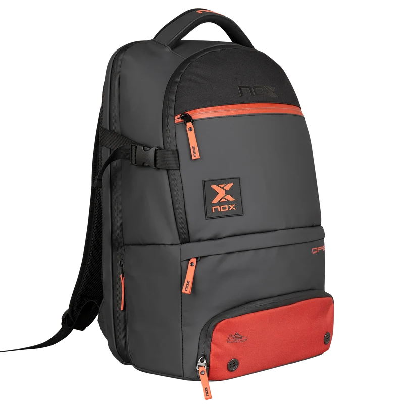 Nox Luxury Open Series Backpack Black Red