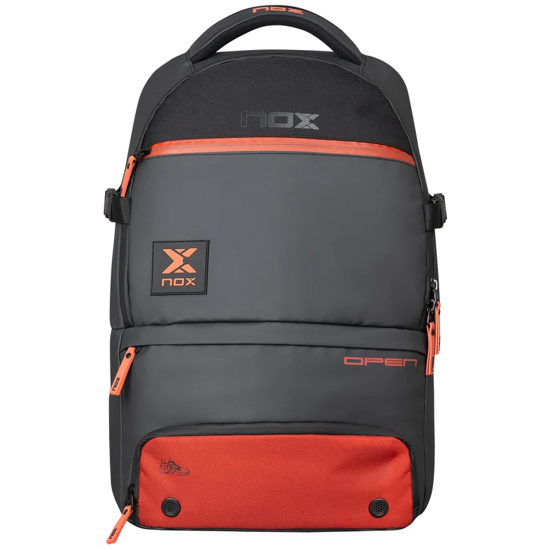 Nox Luxury Open Series Backpack Black Red