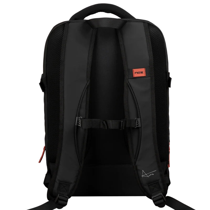 Nox Luxury Open Series Backpack Black Red