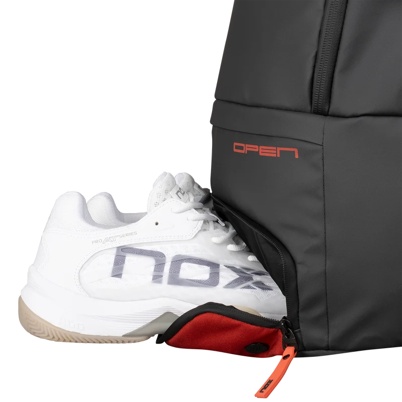 Nox Luxury Open Series Backpack Black Red