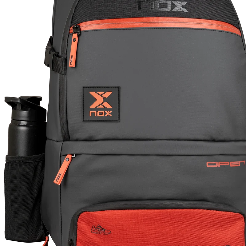Nox Luxury Open Series Backpack Black Red