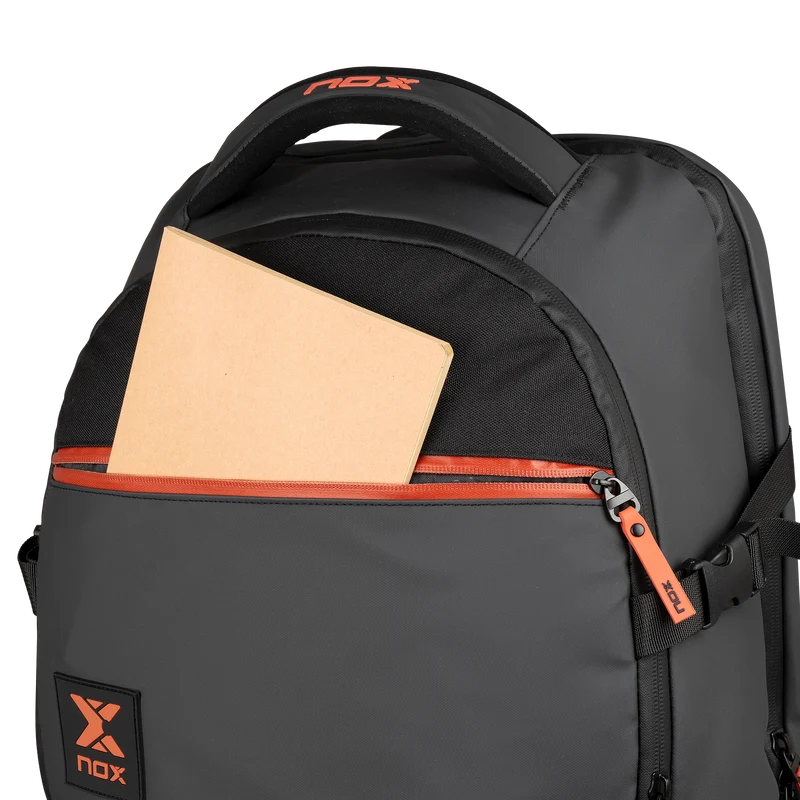 Nox Luxury Open Series Backpack Black Red
