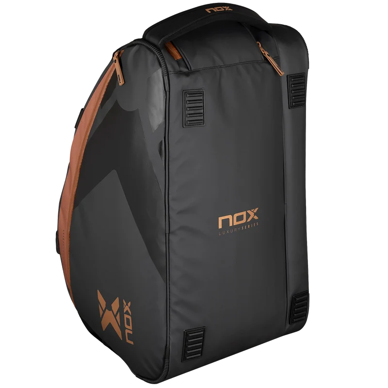 Nox Luxury Open Series Padel Bag Black Brown