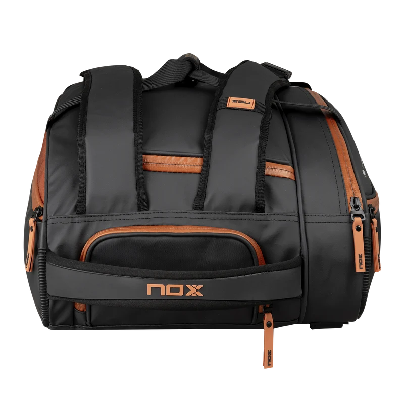 Nox Luxury Open Series Padel Bag Black Brown