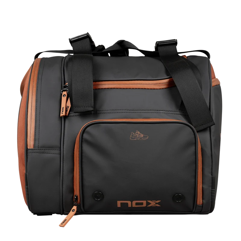 Nox Luxury Open Series Padel Bag Black Brown
