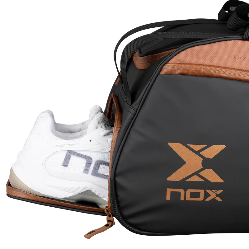 Nox Luxury Open Series Padel Bag Black Brown