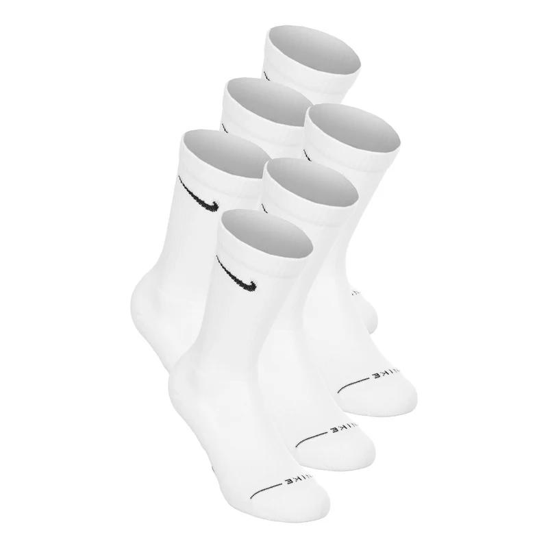 Elevated Crew Tennissocken 6er Pack Unisex - weiß