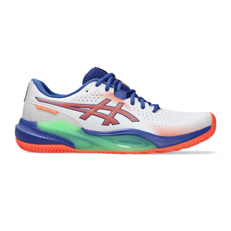 Gel-Challenger 15 Padelschuh Herren - weiß, koralle