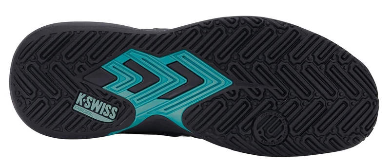 K-Swiss Ultra Court Mens Padel Shoes - Carbon / Baltic / Glacier Gray
