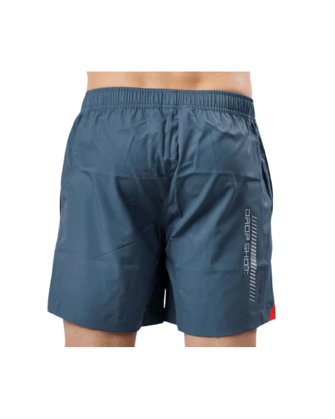 Drop Shot Short Grau/Rot
