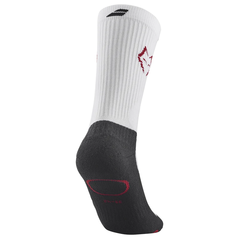Babolat Men's Mid-Calf Sock White Black Juan Lebron