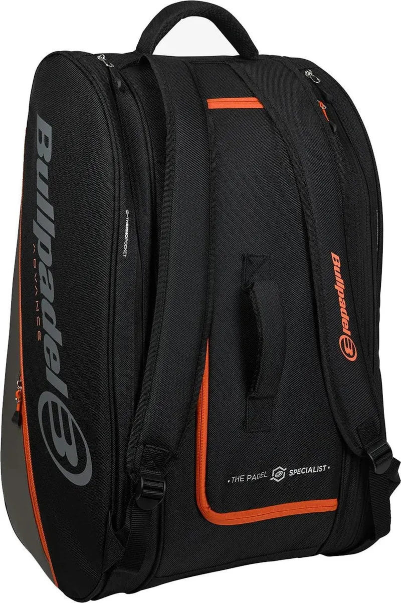 Bullpadel BPP26014 Advance 2026 Padel Racket Bag - Black / Orange