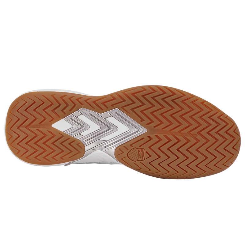K-Swiss Women's Ultrashot Light Indoor Court Shoes White/Rose Gold