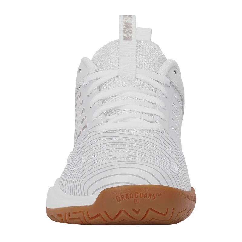 K-Swiss Women's Ultrashot Light Indoor Court Shoes White/Rose Gold