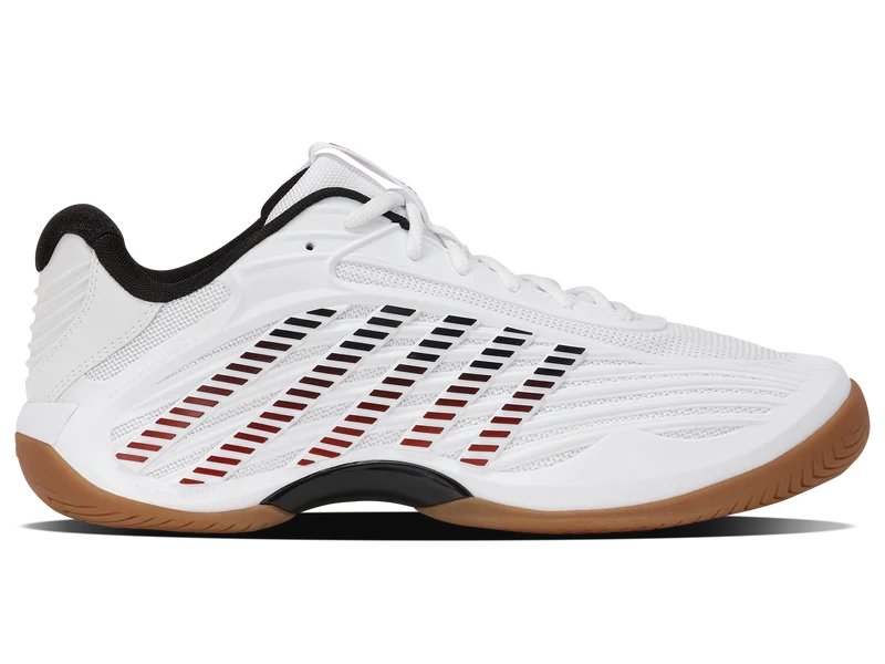 04607-104-M | HYPERCOURT EXPRESS 3 INDOOR | WHITE/BLACK/HIGH RISK RED