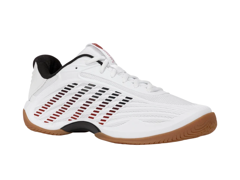 04607-104-M | HYPERCOURT EXPRESS 3 INDOOR | WHITE/BLACK/HIGH RISK RED