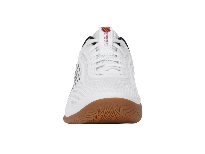 04607-104-M | HYPERCOURT EXPRESS 3 INDOOR | WHITE/BLACK/HIGH RISK RED