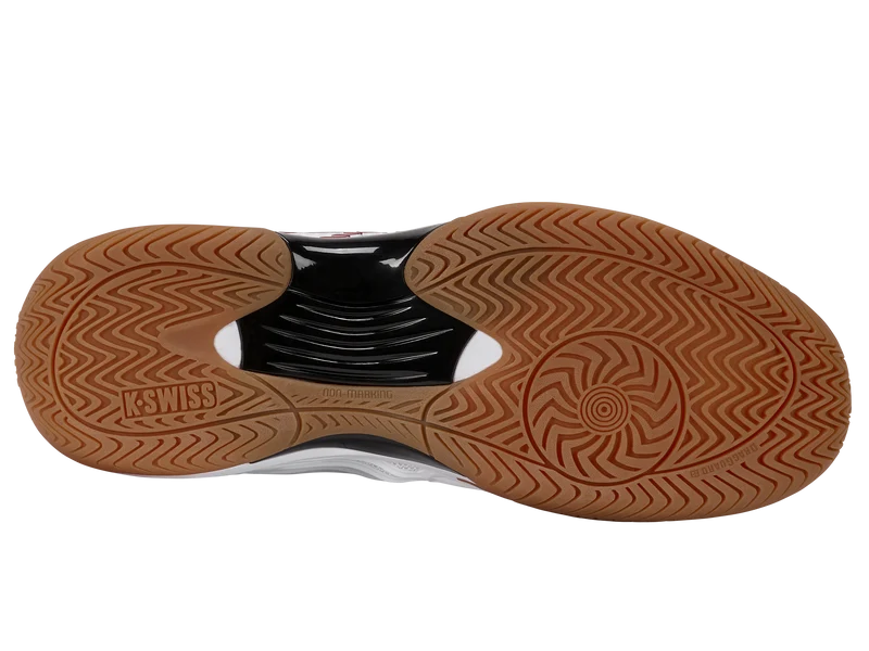 04607-104-M | HYPERCOURT EXPRESS 3 INDOOR | WHITE/BLACK/HIGH RISK RED