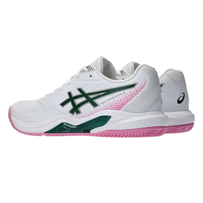 Zapatilla Asics Gel-Dedicate 9 Mujer White/Jewel Green 2026