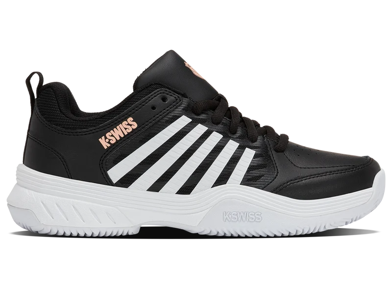 94429-078-M | COURT EXPRESS 2 CLAY | BLACK/WHITE/PEACH PARFAIT