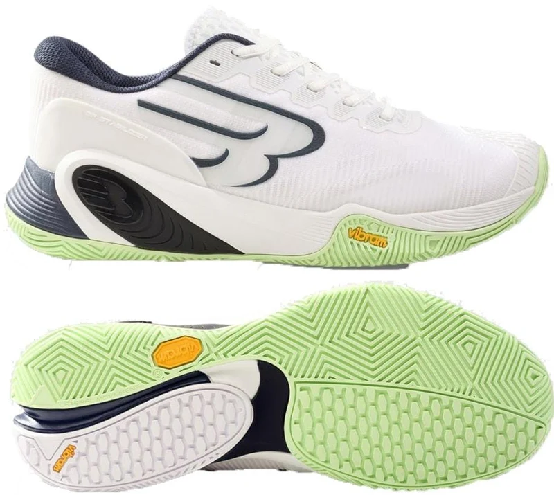 Bullpadel Hack Vibram 26V Mens Padel Shoes - White