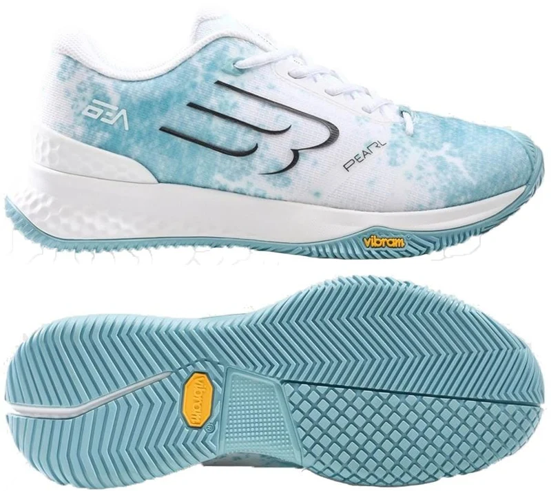 Bullpadel Pearl Vibram 26V Womens Padel Shoes - Sky Blue