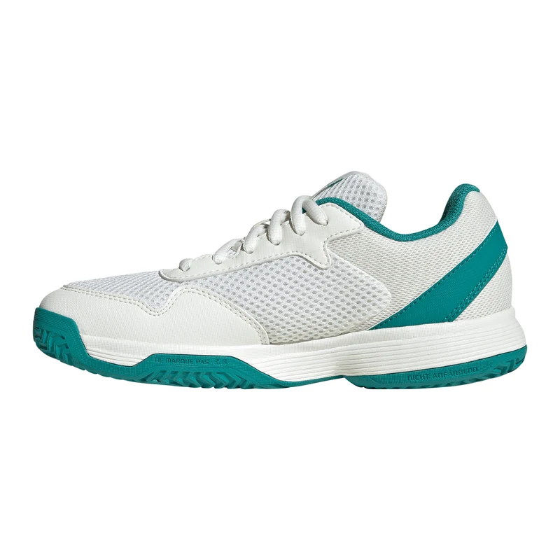 Courtflash Allcourtschuh Kinder - weiß, petrol