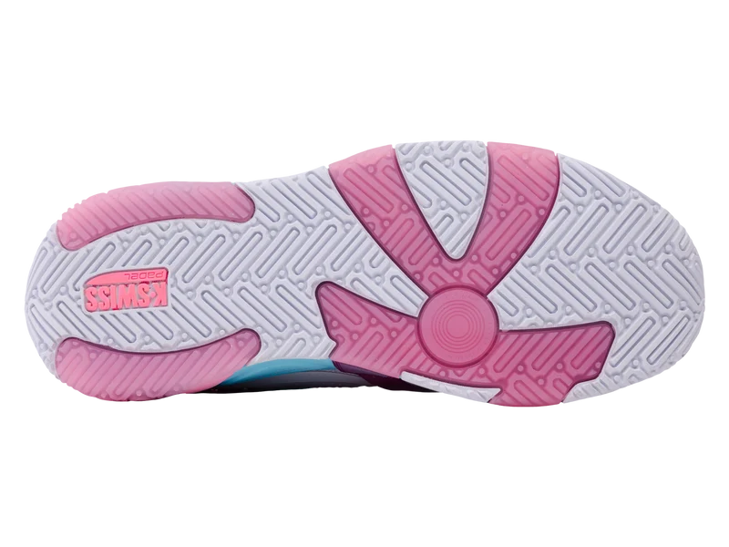 94597-146-M | K-FRAME PADEL | WHITE/SOFT NEON BLUE/NEON BUBLE GUM
