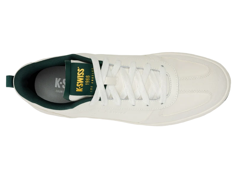 04734-180-M | COURT VARSITY | SNOW WHITE/POSY GREEN