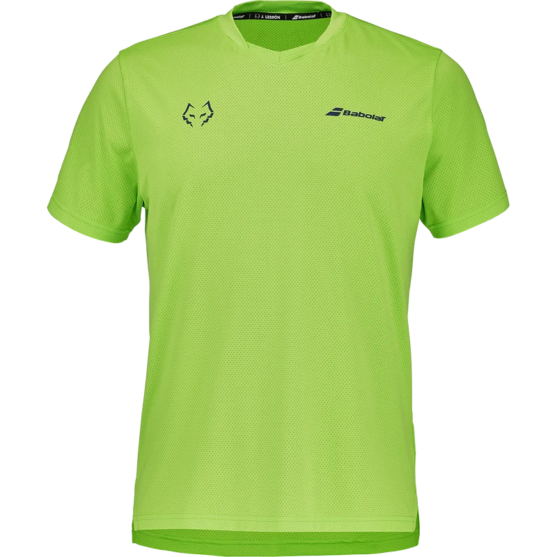 Babolat Men's Crew Neck Tee Lebron Green Flash