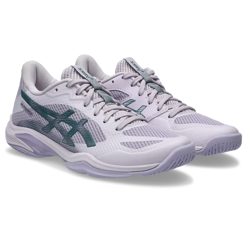 Asics Women's Blade FF 2 Indoor Court Shoes Dahlia Foggy Teal