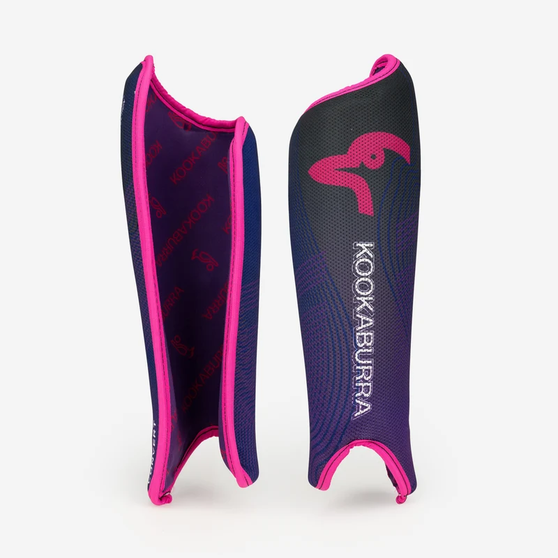 Kookaburra Convert Shin Guards Purple/Pink 26/27