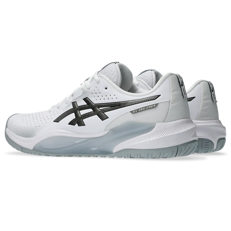 Asics Men's Gel Challenger 15 Tennis Shoes White Gunmetal
