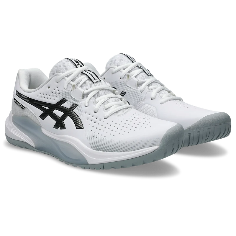 Asics Men's Gel Challenger 15 Tennis Shoes White Gunmetal
