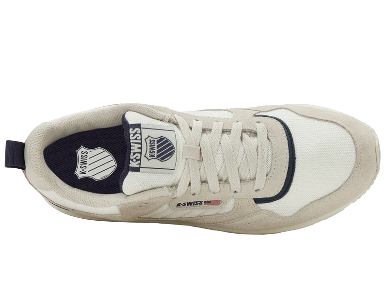 09459-134-M | VISTA RUNNER T | SNOW WHITE/LIGHT GRAY/NAVAL ACADEMY