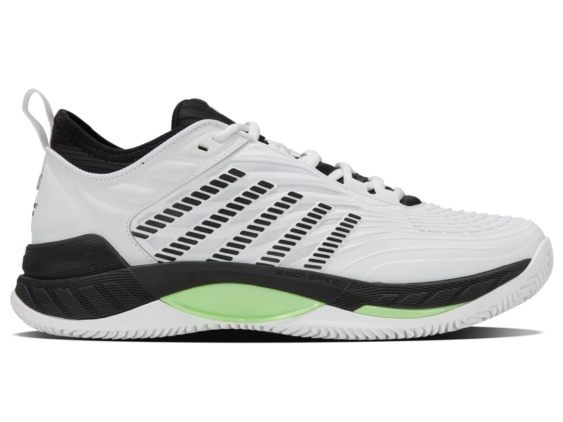 09072-184-M | HYPERCOURT SUPREME 2 CLAY | WHITE/BLACK/SOFT NEON GREEN