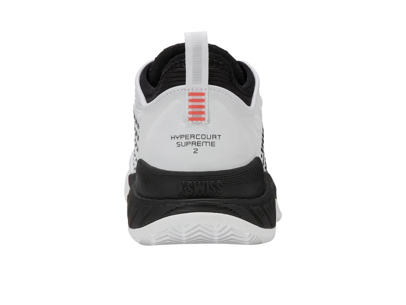 09072-184-M | HYPERCOURT SUPREME 2 CLAY | WHITE/BLACK/SOFT NEON GREEN